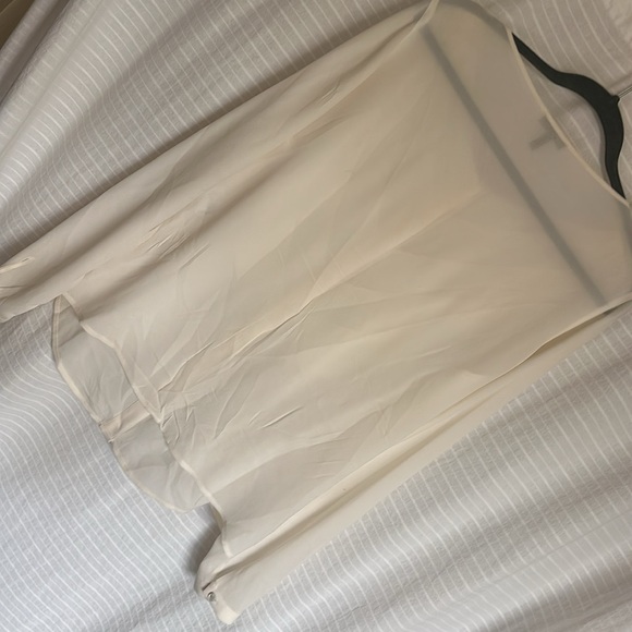 VINTAGE SHEER ESCADA RUFFLE BLOUSE - Picture 9 of 14